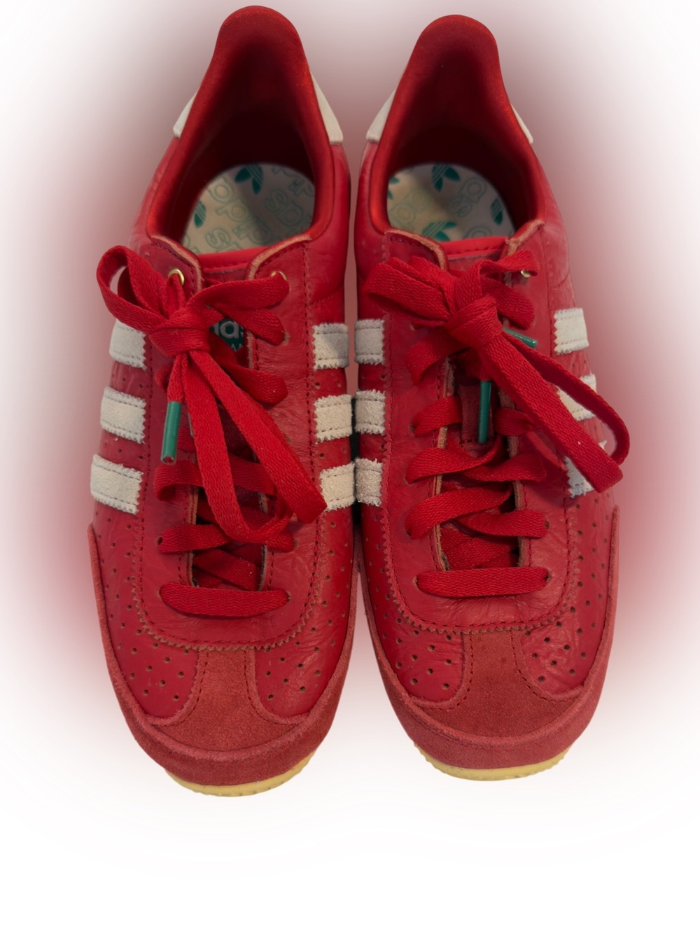 adidas Japan Shoes Red Cream 1964 Low Profile Retro Sneakers ⭐️Size 6.5M or 7.5W - Picture 10 of 13